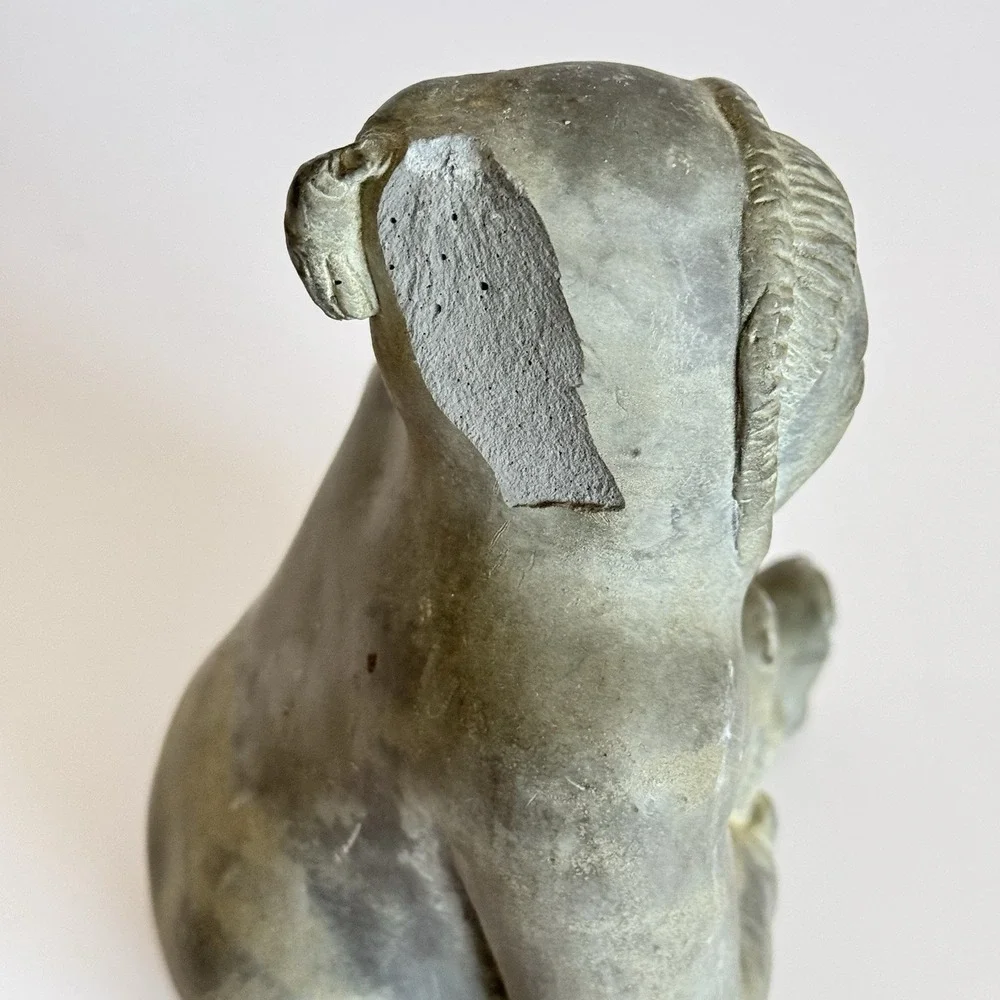 Vintage Inuit Figure Fish Soapstone Style Figurine Abbott‎ Canada Decor